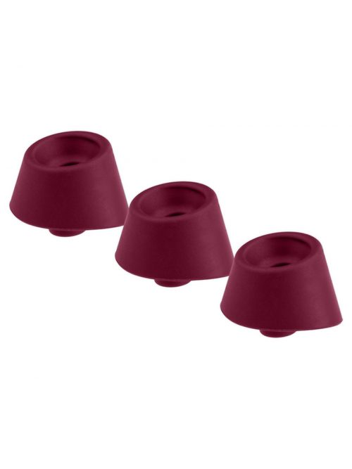 Womanizer Duo Silicone Heads 3 Pack Bordeaux Medium
